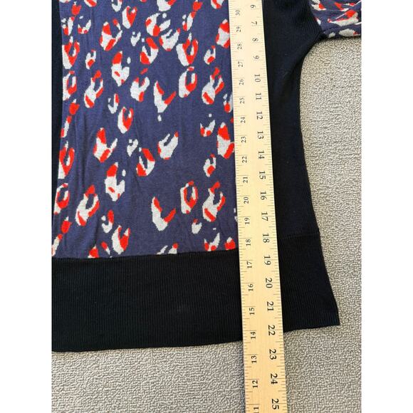 Aritzia Wilfred Free Women's Leopard Print Sweater Size‎ S Crew Neck Long Sleeve - Picture 6 of 11